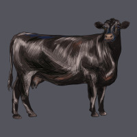 Black Angus Cow Vintage Hoodie | Teevron