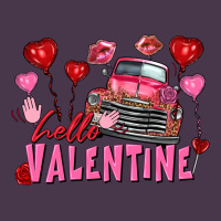 Hello Valentine Valentine's Day Truck Heavyweight Hoodie | Teevron