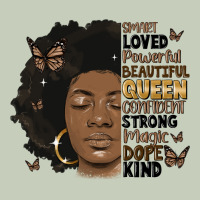 Afro Woman Smart Loved Powerful Ladies Tee | Teevron