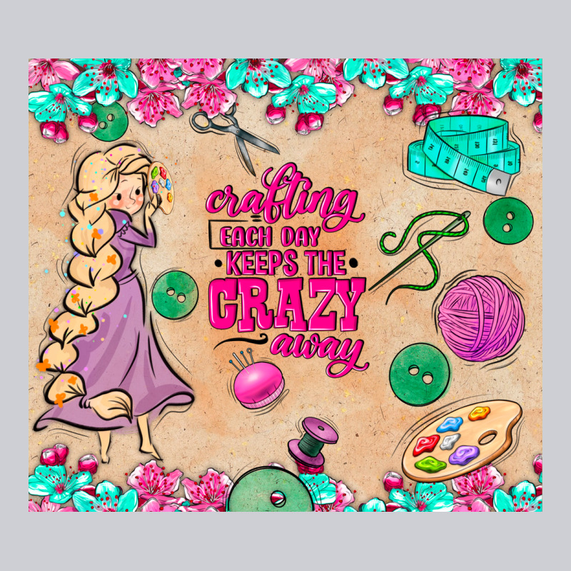 Sewing Crafting Each Day Keeps The Crazy Away Heavyweight Sweatshirt by TumblerDesignByShophia | Teevron