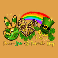 Peace Love St. Patrick's Day Premium Hoodie | Teevron