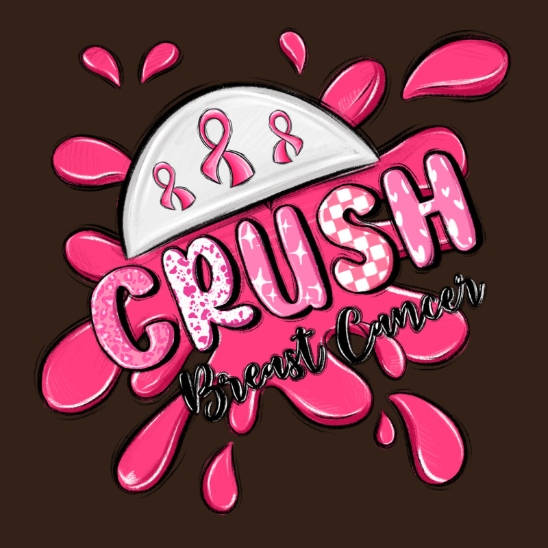 Crush Breast Cancer Heavy Core Tee by MaliasSmallBusiness | Teevron