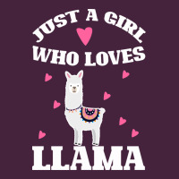 Llama Just A Girl Who Loves Llamas Long Sleeve Tee | Teevron
