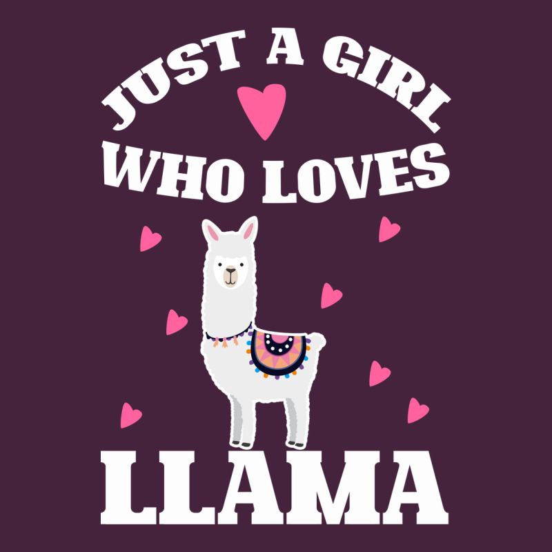 Llama Just A Girl Who Loves Llamas Long Sleeve Tee by Bettercallsaul | Teevron