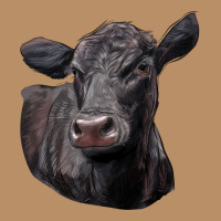 Black Angus Cow Illustrations Vintage Hoodie | Teevron