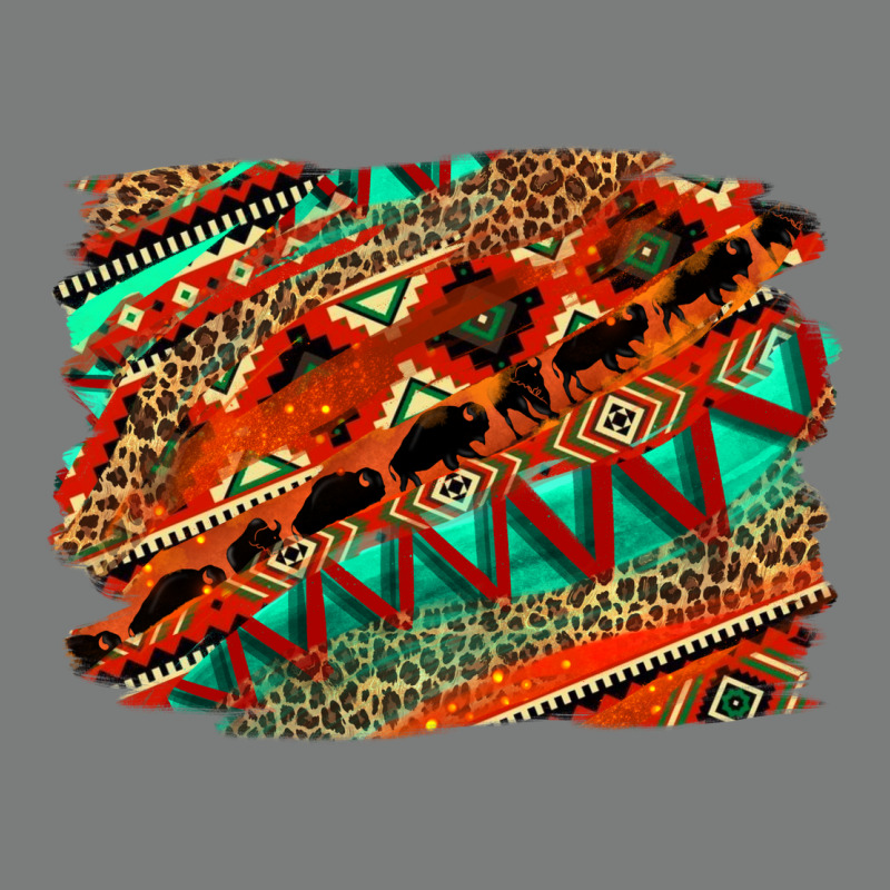 Western Aztec Background Pattern Premium Hoodie by OliviaCreatesArt | Teevron