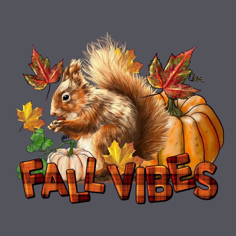 Fall Vibes Squirrel Vintage Hoodie by LillyAllenDesigns | Teevron