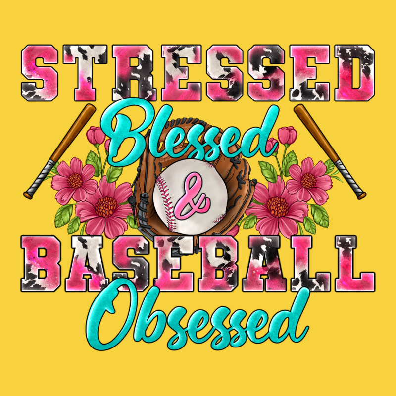 Stressed Blessed & Baseball Obsessed Premium Sweatshirt by BundleAndBundleShop | Teevron