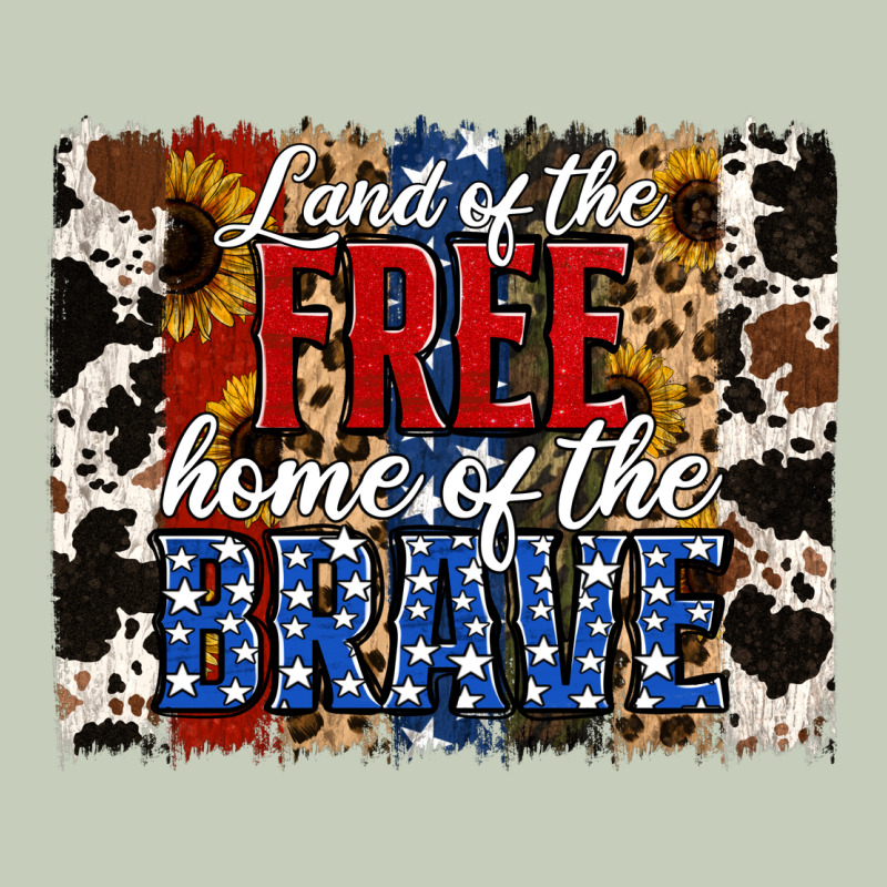 Land Of The Free  Th Of July Brushstroke Ladies Tee by Jasminsmagicworld | Teevron
