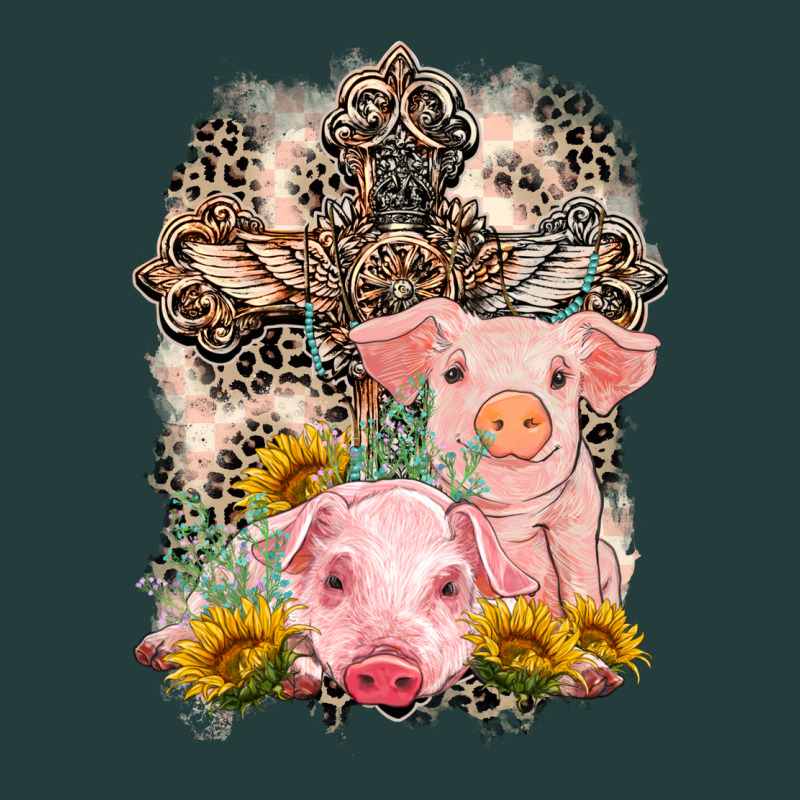 Western Pigs With Crosses Classic Tee by LillyAllenDesigns | Teevron