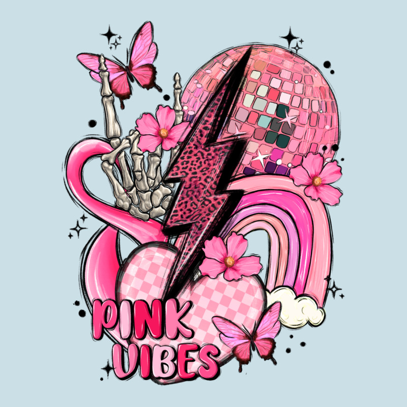Pink Vibes Ladies Tee by MaliasSmallBusiness | Teevron