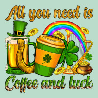 St. Patrick's All You Need Is Coffee And Luck Premium Hoodie | Teevron
