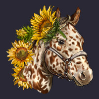Appaloosa Horse With Sunflowers Vintage Tee | Teevron