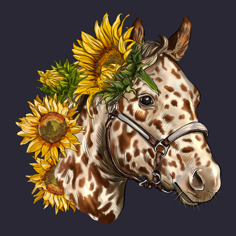 Appaloosa Horse With Sunflowers Vintage Tee by LillyAllenDesigns | Teevron