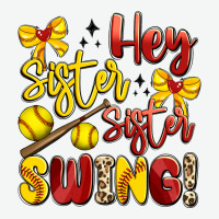 Hey Sister Sister Swing Softball Urban Heavy Tee | Teevron