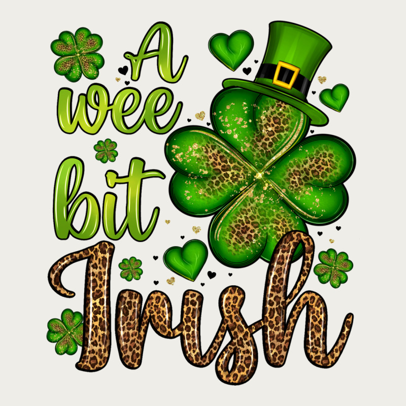 St. Patrick's A Wee Bit Irish Zipper Hoodie by OliviaCreatesArt | Teevron