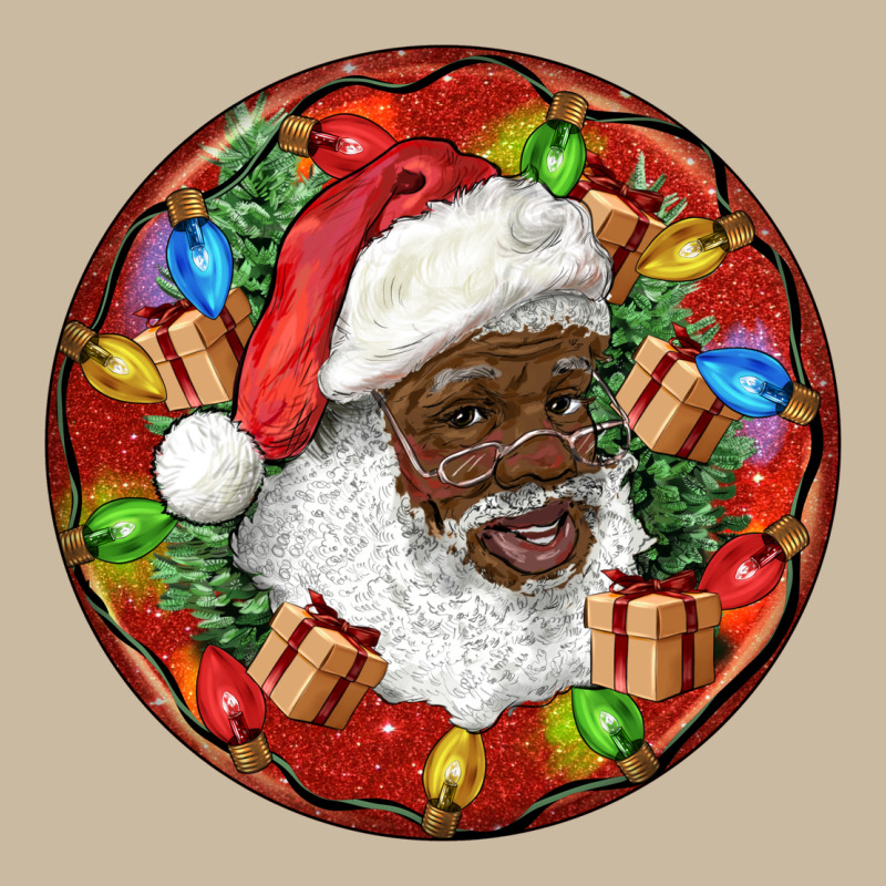 Black Santa Christmas Long Sleeve Tee by RanaPortraitStore | Teevron