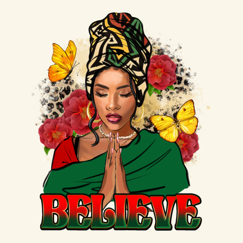 Believe Black Woman Premium Hoodie by FaDigitalArtStudio | Teevron