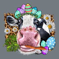 Happy Easter Cow With Eggs Easter Day Heavyweight Sweatshirt | Teevron