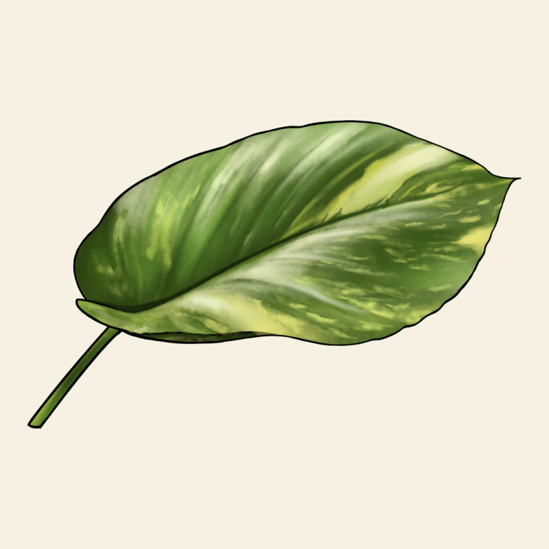 Golden Pothos Leaf Vintage Tee by LillyAllenDesigns | Teevron