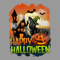 Happy Halloween With Black Cat Vintage Hoodie | Teevron