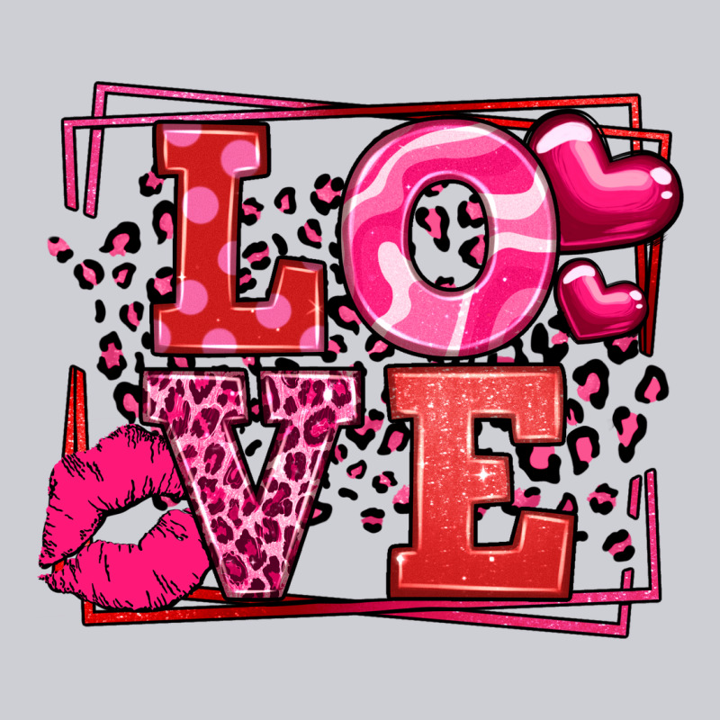Love Valentine's Day Leopard Frame Classic Tee by LillyAllenDesigns | Teevron