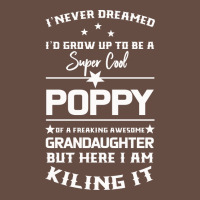 Super Cool Poppy Of A Freaking Awesome Granddaugh Long Sleeve Tee | Teevron