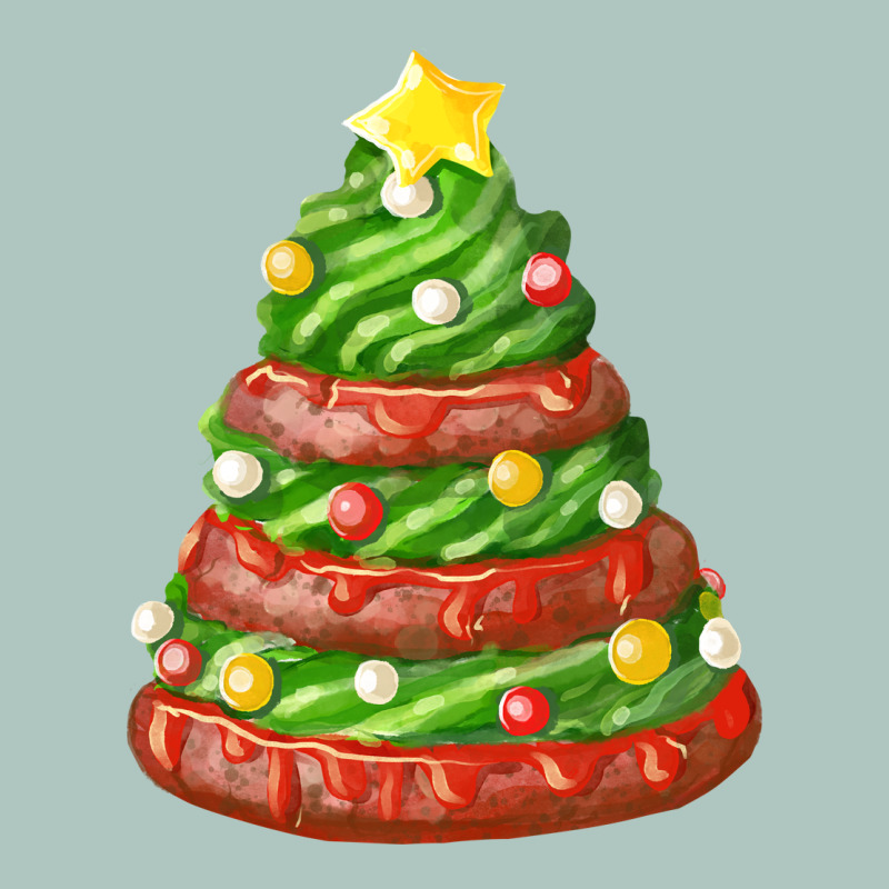 Green Chocolate Christmas Cookie Cake Premium Sweatshirt by FaDigitalArtStudio | Teevron