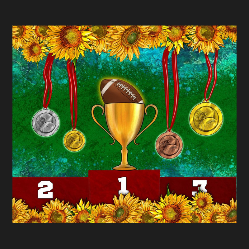 American Football Trophy Cup And Medal Tumbler Heavyweight Hoodie by BundleAndBundleShop | Teevron