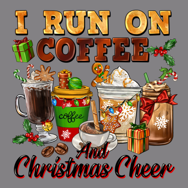 I Run On Coffee And Christmas Cheer Heavyweight Hoodie by FaDigitalArtStudio | Teevron