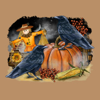 Fall Background With Crow Vintage Hoodie | Teevron