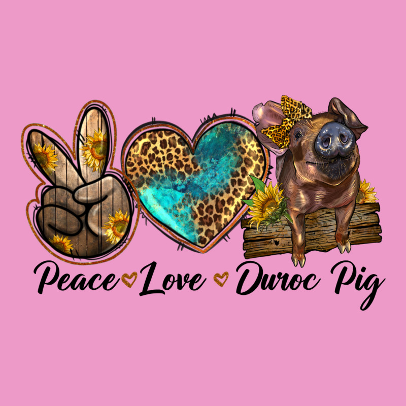 Peace Love Duroc Pig Urban Hoodie by LillyAllenDesigns | Teevron