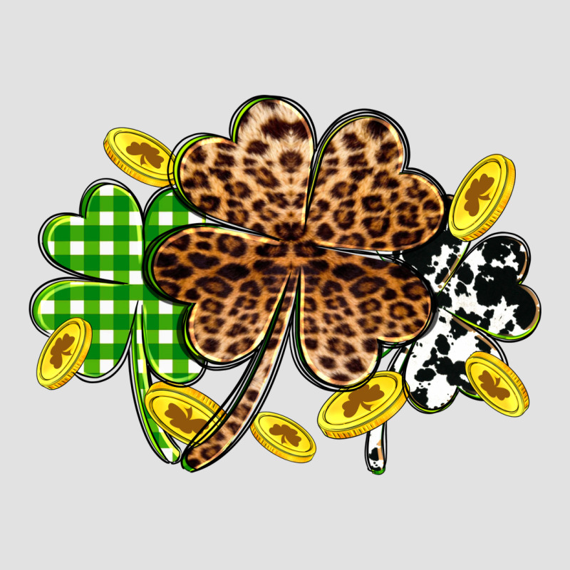 St. Patrick's Day Shamrocks Premium Hoodie by OliviaCreatesArt | Teevron