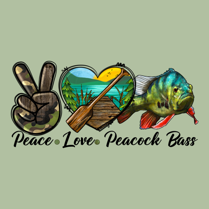 Peace Love Peacock Bass Urban Hoodie by LillyAllenDesigns | Teevron
