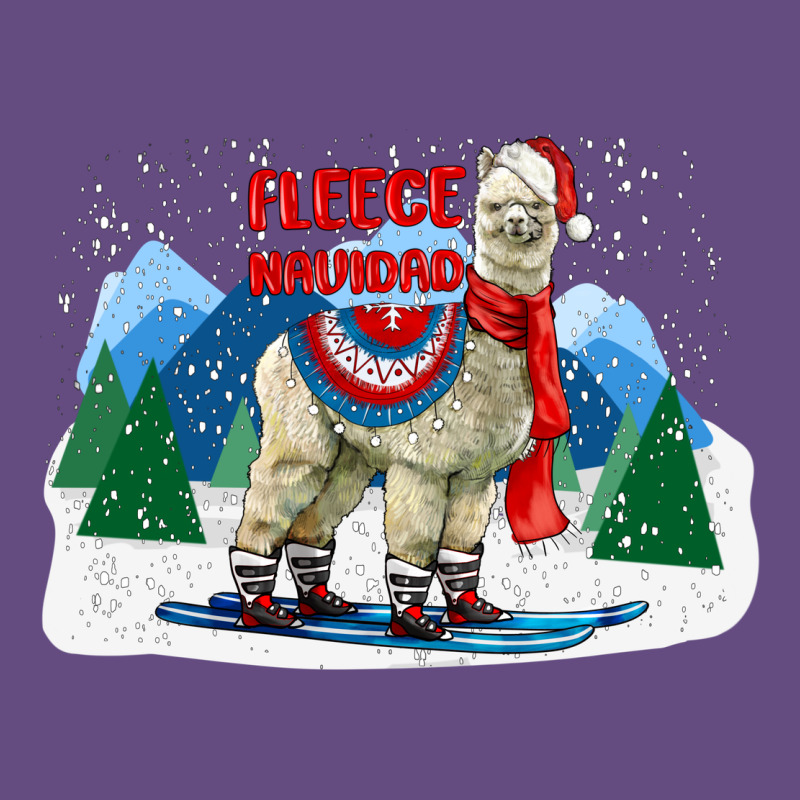Fleece Navidad Alpaca Mountains Vintage Hoodie by LillyAllenDesigns | Teevron