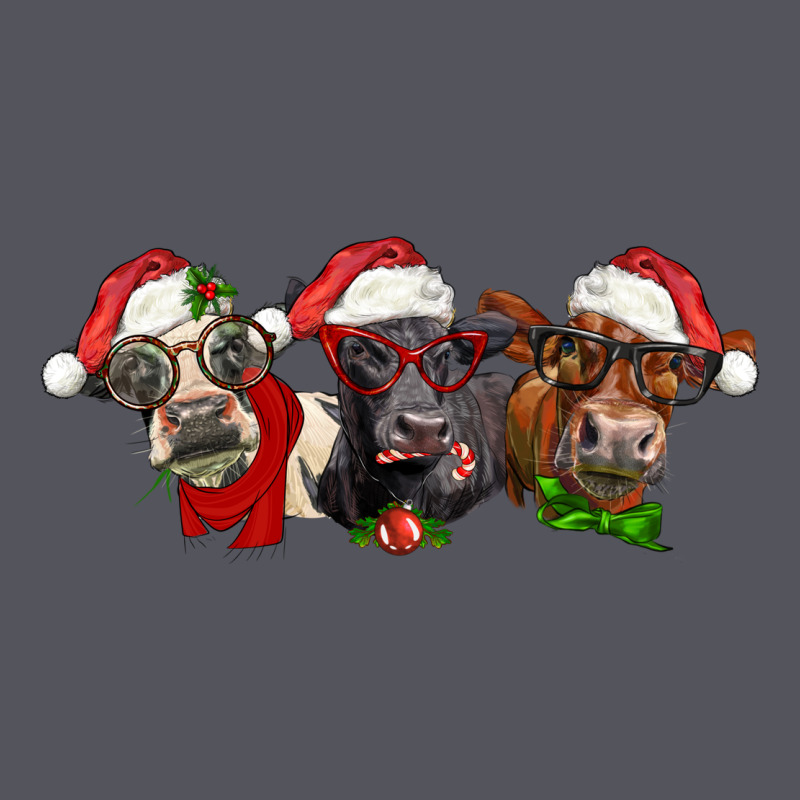 Christmas Heifers Vintage Hoodie by LillyAllenDesigns | Teevron