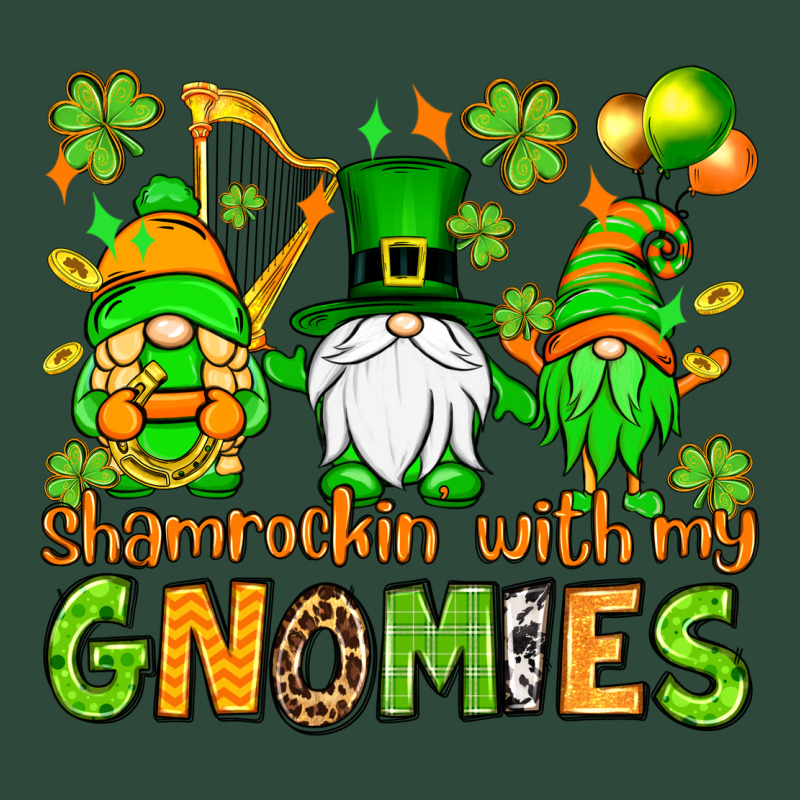 St. Patrick's Day Shamrockin' With My Gnomies Zipper Hoodie by OliviaCreatesArt | Teevron