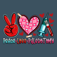 Peace Love Phlebotomy Urban Heavy Tee | Teevron