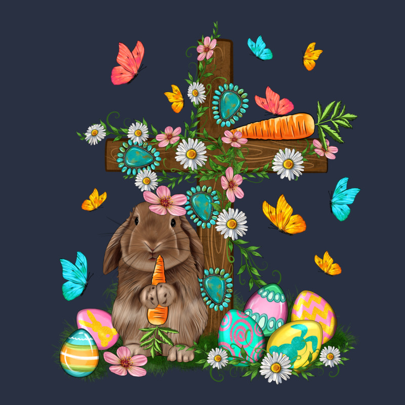 Western Rabbit With Cross Easter Day Heavyweight Sweatshirt by HowdyJamesFarm | Teevron