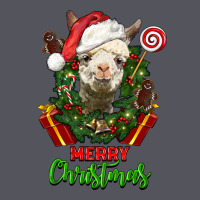 Merry Christmas Alpaca Face Vintage Hoodie | Teevron