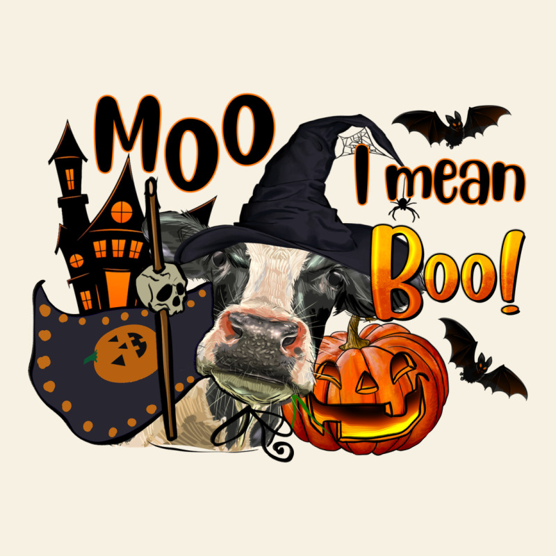 Moo I Mean Boo Holstein Cow Vintage Tee by LillyAllenDesigns | Teevron