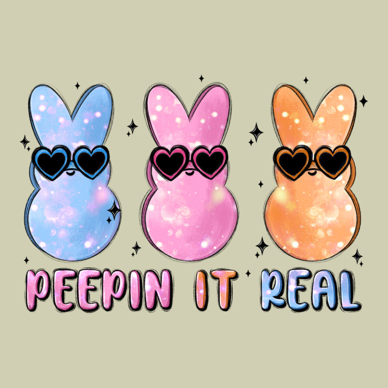 Peepin It Real Easter Glitter Heavy Core Tee by MaliasSmallBusiness | Teevron
