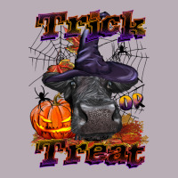 Trick Or Treat Black Angus Heifer Vintage Tee | Teevron