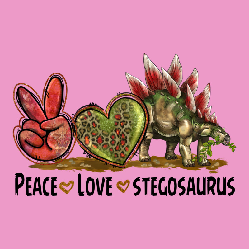 Peace Love Stegosaurus Urban Hoodie by LillyAllenDesigns | Teevron