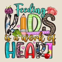 Feeding Kids Is A Work Of Heart Urban Heavy Tee | Teevron