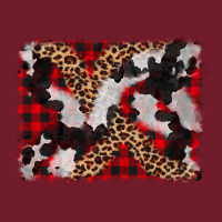 Cowhide Buffalo Plaid Leopad Background Zipper Hoodie | Teevron