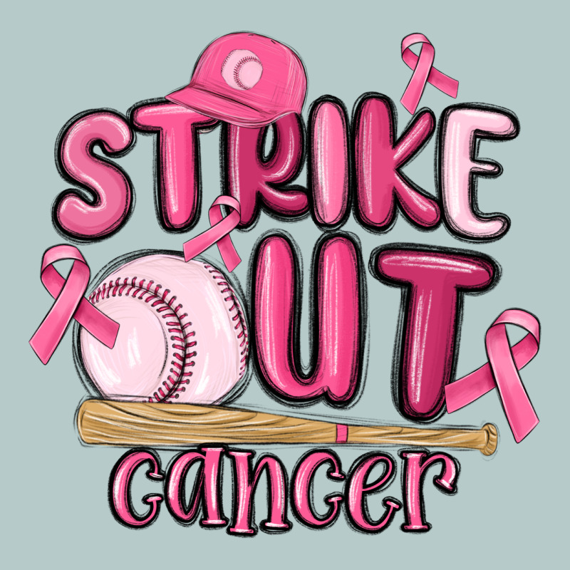 Strike Out Cancer Baseball Heavy Core Tee by MaliasSmallBusiness | Teevron