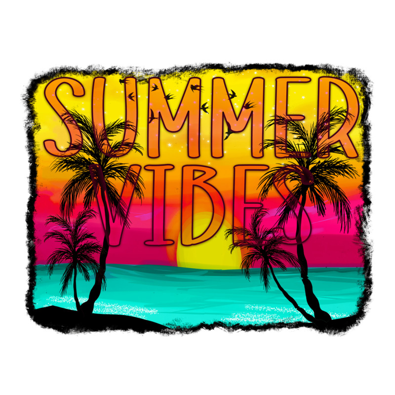 Summer Vibes Zipper Hoodie by CowCowDesign | Teevron