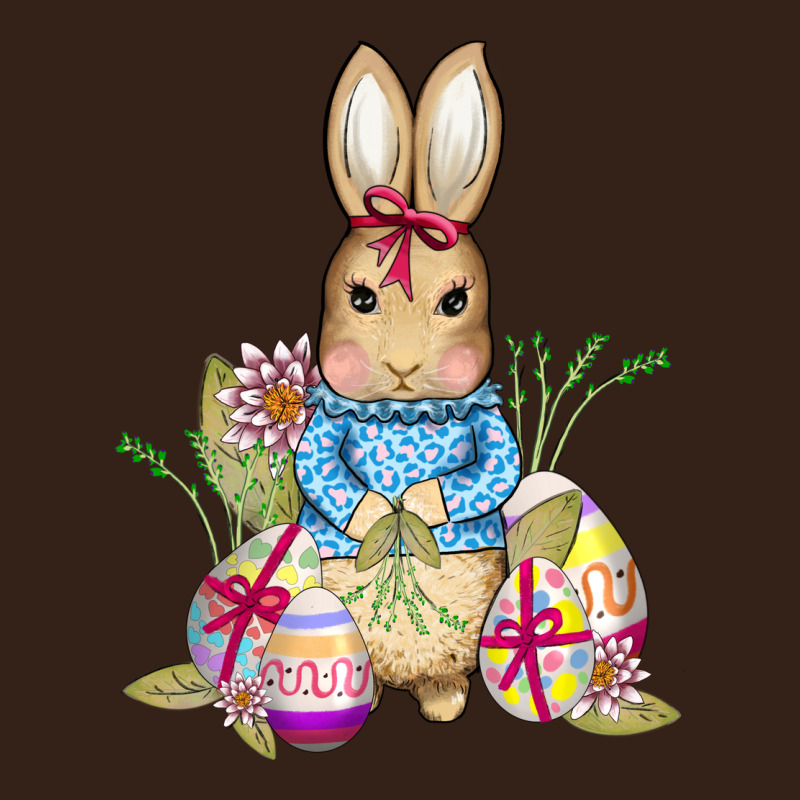 Easter Bunny And Eggs Heavy Core Tee by AdoDesignShop | Teevron
