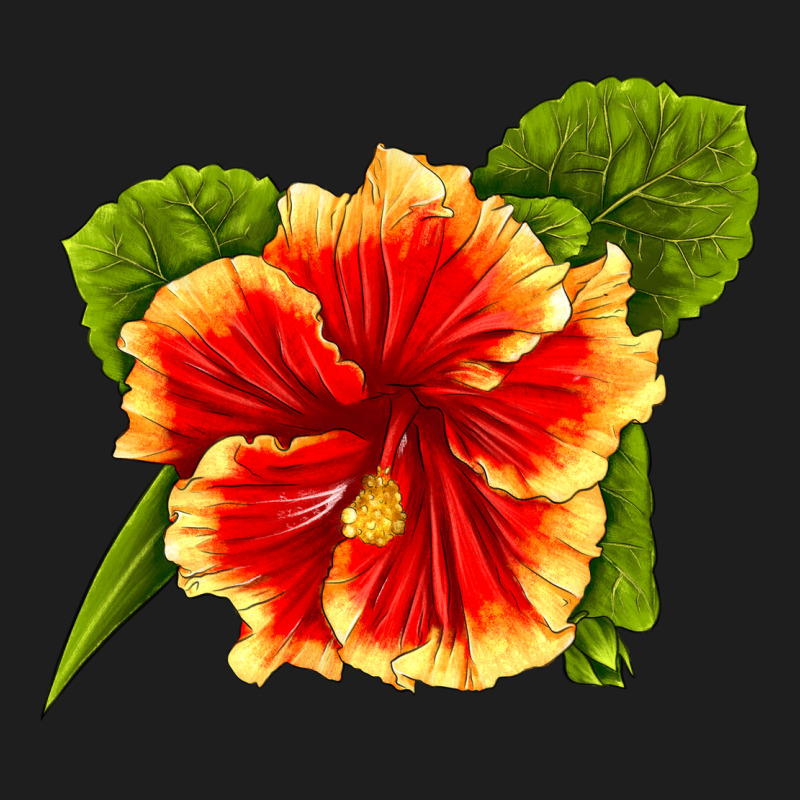Hawaiian Hibiscus Flower Classic Tee by LillyAllenDesigns | Teevron